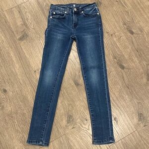 7 For All Mankind Jeggings - Size 8 Girls     designer kids pants skinny jeans